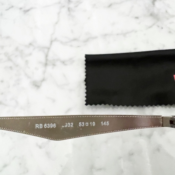 Ray Ban Clubmaster Optics Black on Silver Glasses - Picture 5 of 8